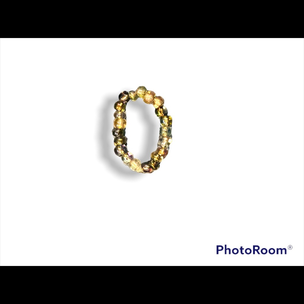 Bunch of beaded rings pattern may vary